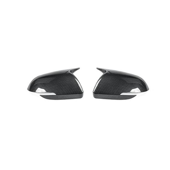 For Kia SELTOS 2021-2025 Car Tuning Carbon Fiber Car Rearview Mirror Decoration Cover Trim Exterior Accessories