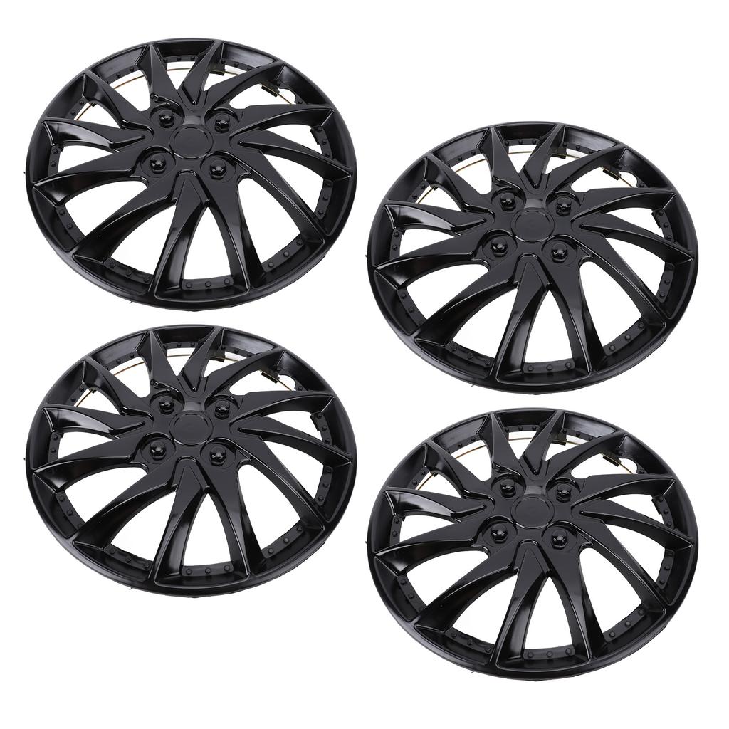 4Pcs 14in Hubcap Wheel Cover Stylish Look Scratch Proof Protective Wheel Rim Cover Replacement for