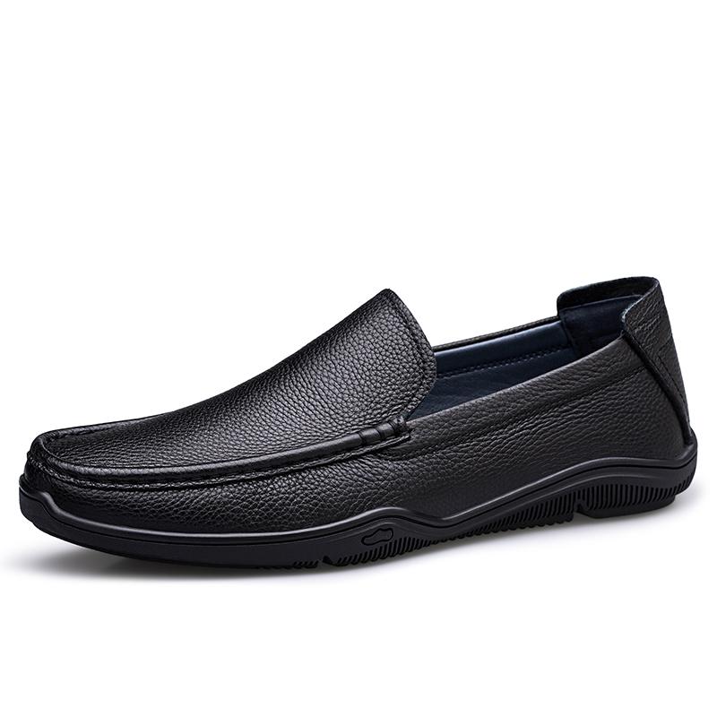 Genuine Leather luxury Penny Men's Loafers and Slip-ons Casual Shoes Man Moccasins 2026 Summer Slip-On Flats Mens Driving Shoes