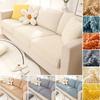 Elastic Sectional Sofa Seat Cushion Cover Thick Armchair Seat Cover L -Shape Couch Covers Furniture Slipcovers For Living Room