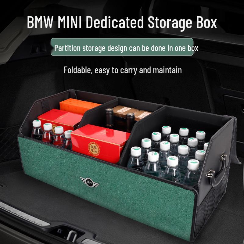 Skládací kožená úložná krabice do kufru BMW Mini - Příslušenství do interiéru vozu