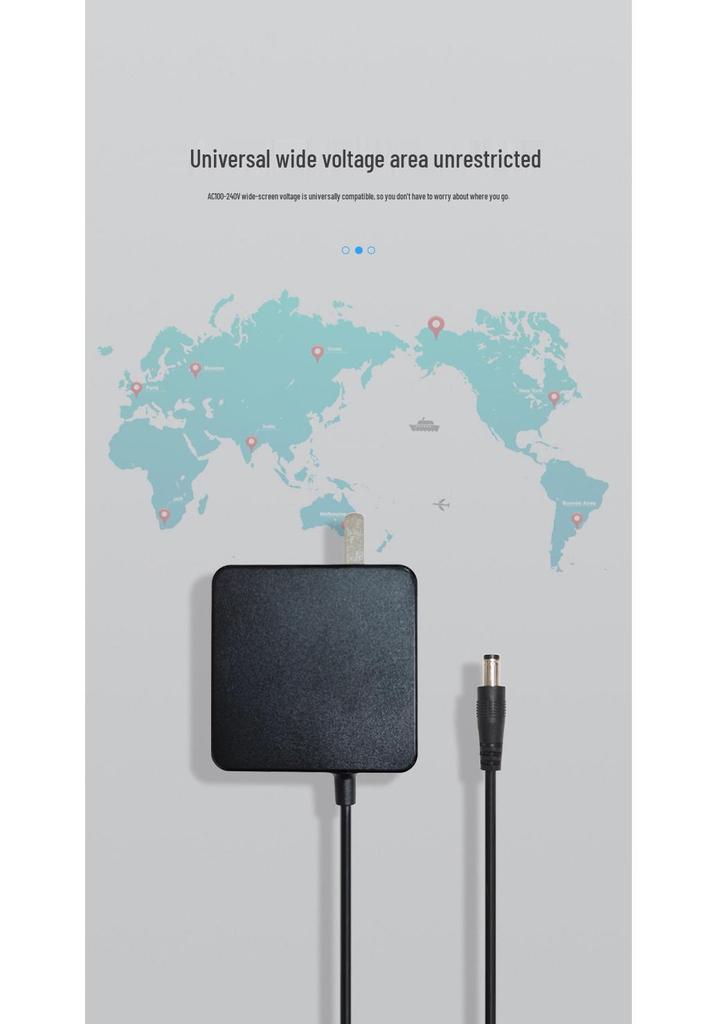 12V 4A 3C Certified Power Adapter for Monitor, Projector, LED Strip, Camera, and Surveillance