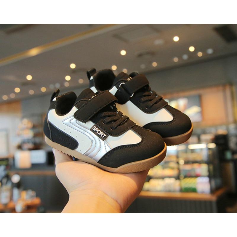 Kids Soft Sole Unisex Casual Sports Sneakers Boys Girls Breathable Training Board Shoes
