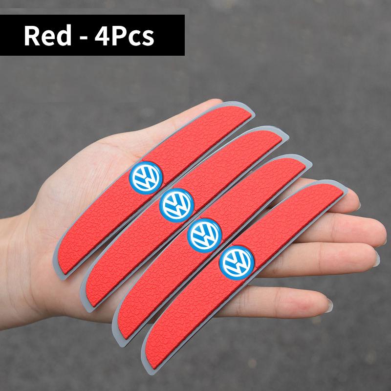 2026 Hett för Volkswagen VW 4PCS bildörrkantskyddsskydd klistermärkesremsa för Volkswagen VW Scirocco Jetta Beetle Golf Passat