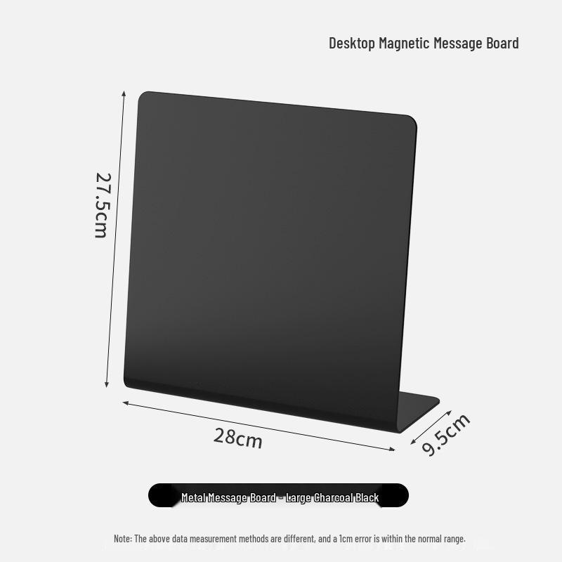 Magnetic Desktop Blackboard Memo Board - Erasable & Free-Standing for Office Use