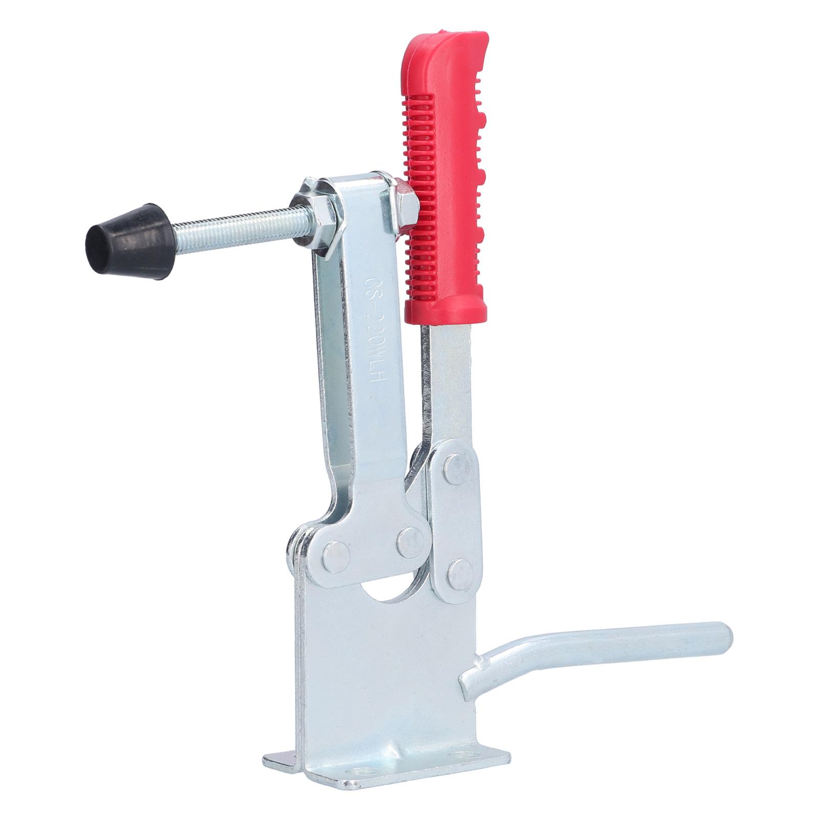 Зажимной фиксатор горизонтального типа с быстросъемным креплением для фуговального станка, приспособления, крышки коптильни.