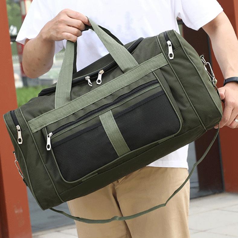 22-inch Men Multi-function Folding Travel Luggage Bag One-shoulder Portable Large-capacity Outdoor Bag