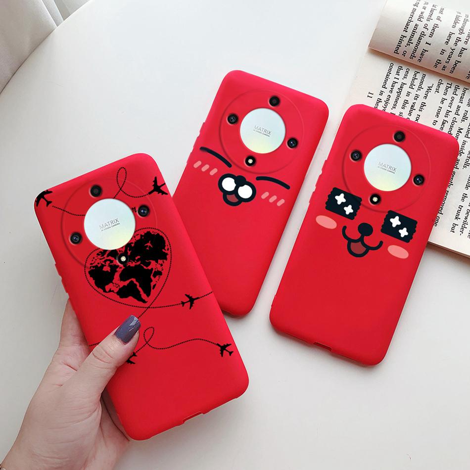 Case For Honor X9a X9b 5G Cover Silicone Soft Fashion Flower Back Shell Coque For Honor X9a X9b X9 a X 9 B 2023 Phone Case Funda