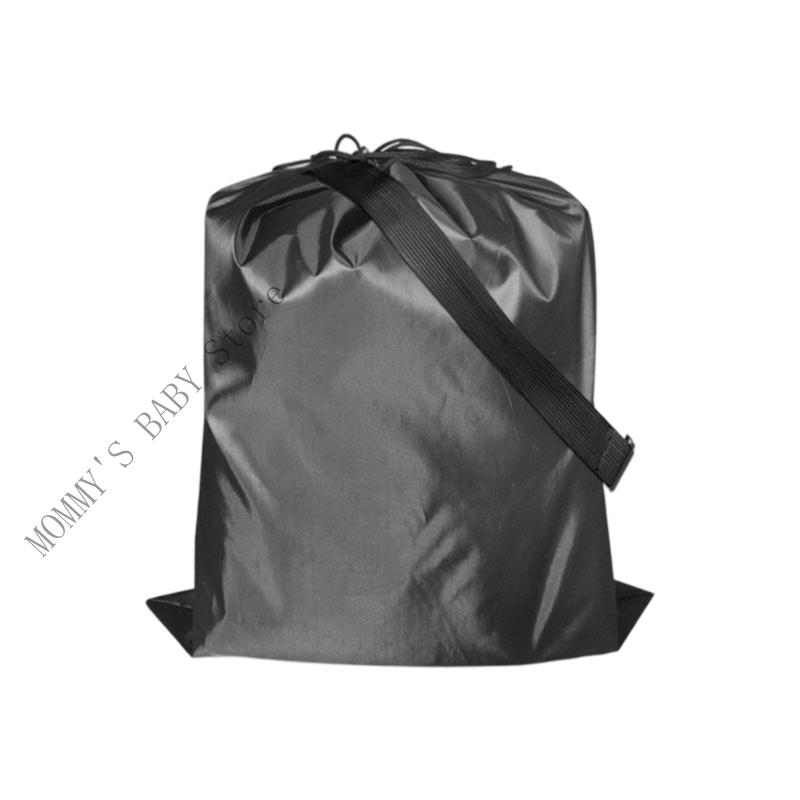 H3CD Large Capacity Baby Stroller Storage Waterproof Easy To Attach Practical Nylon Pram Bag Parenting Convenience