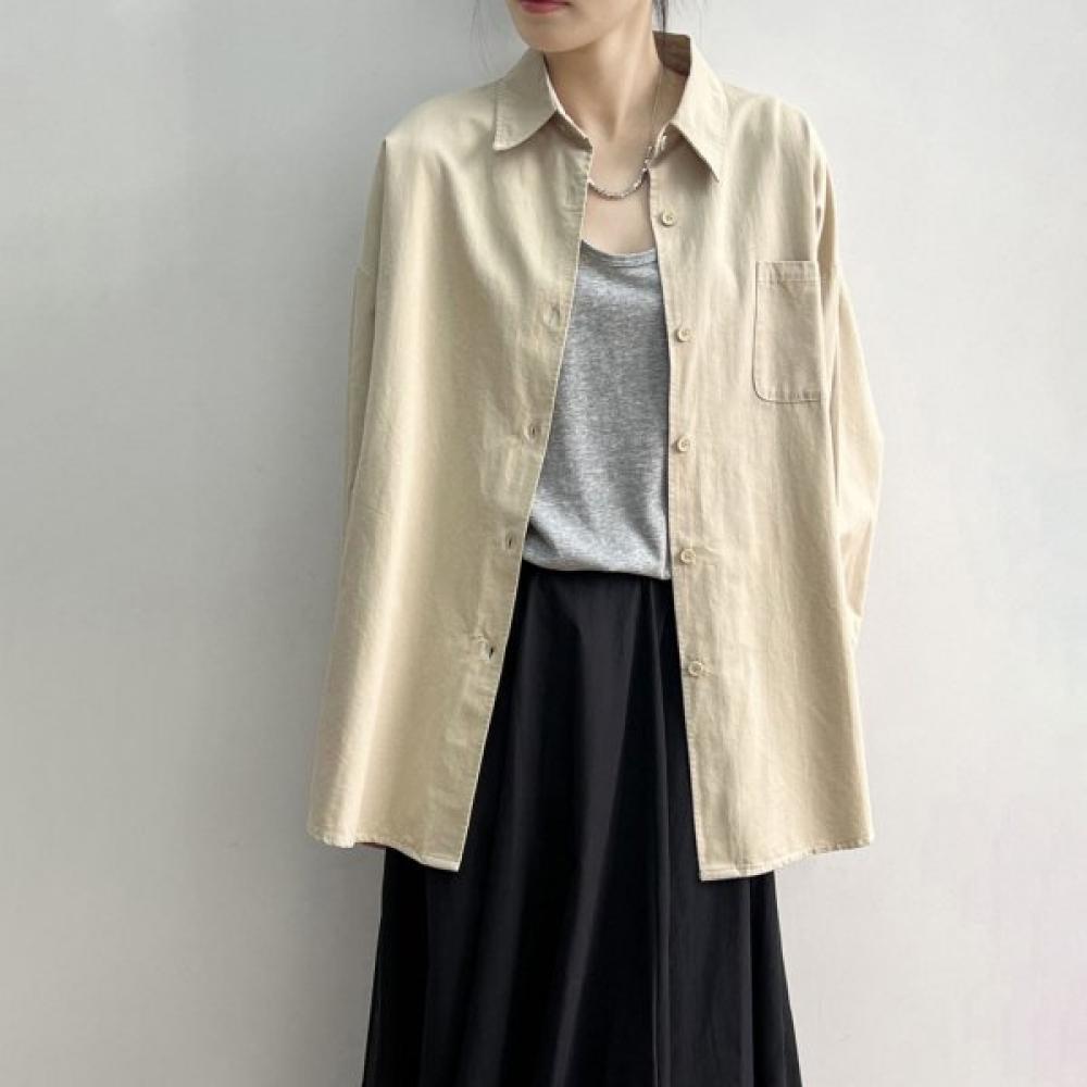 Lala Basic Cotton Shirt Maiac041
