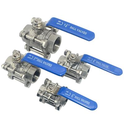 OEM 304 SS Trójdrogowy Zawór Kulowy 3/8"-2" do Systemów Wody Pitnej – Klasa Przemysłowa
