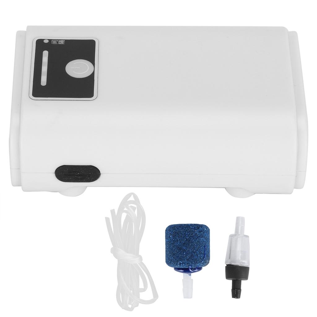 Single Outlet Aquarium UltraQuiet Air Pump Kit Fish Tank Oxygen Pump with Power Display(ZYN10