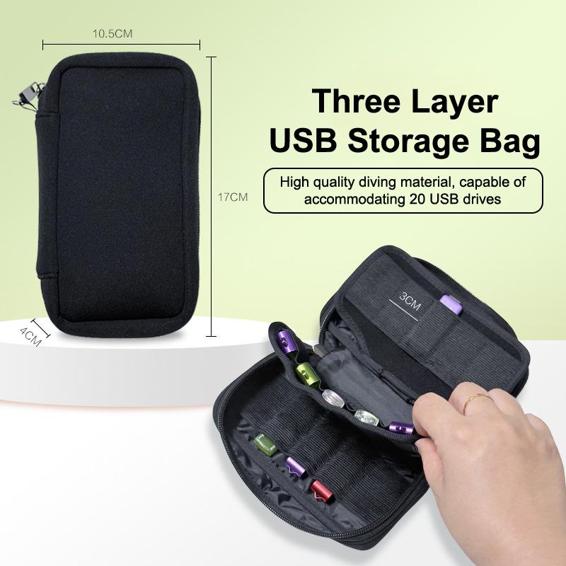 Usb Flash Drive Case Storage Case Holder Storage Bag Usb Flash Drive Electronic Accessories Organizer For Usb Flash Drive Pen