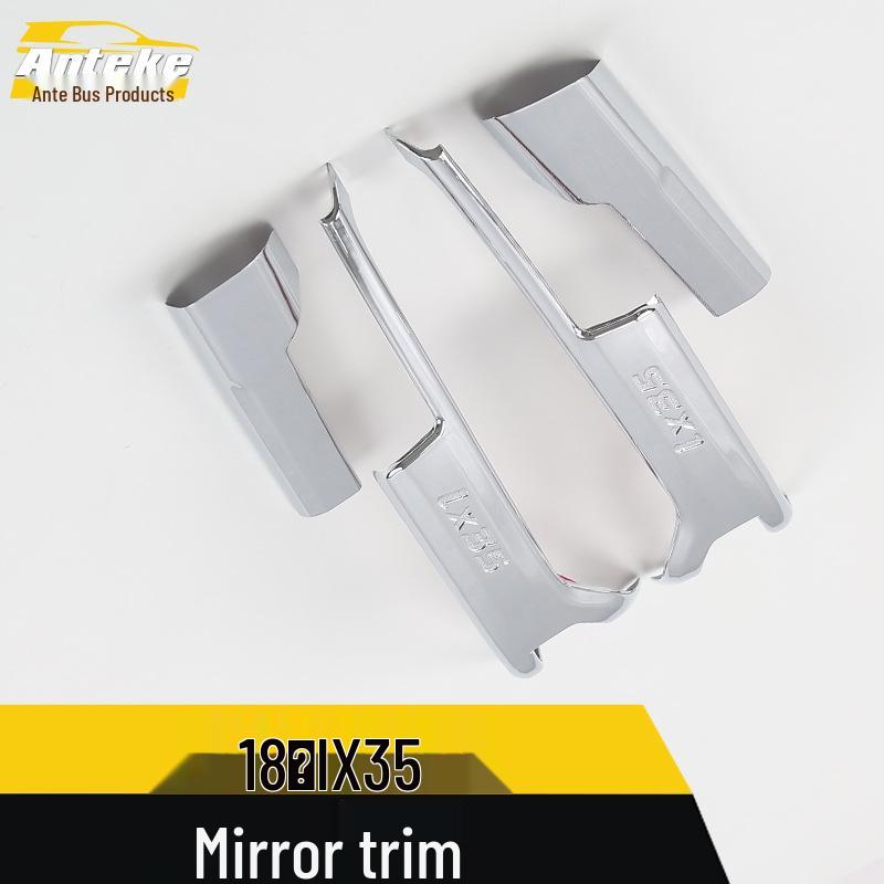 IX35 Rearview Mirror Trim for 18 Models - Electroplated Accessory