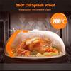 with Steam Vent and Handle Microwave Splash Cover Microwave Splatter Cover  Meal Prep