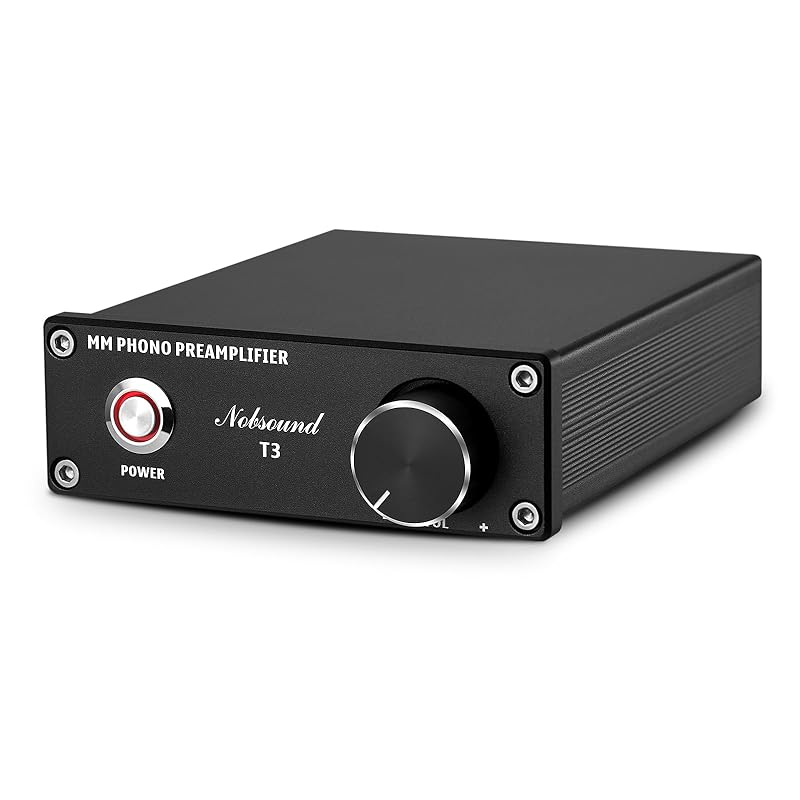 

Nobsound T3 MM phono preamplifier record player preamplifier HiFi turntable amplifier