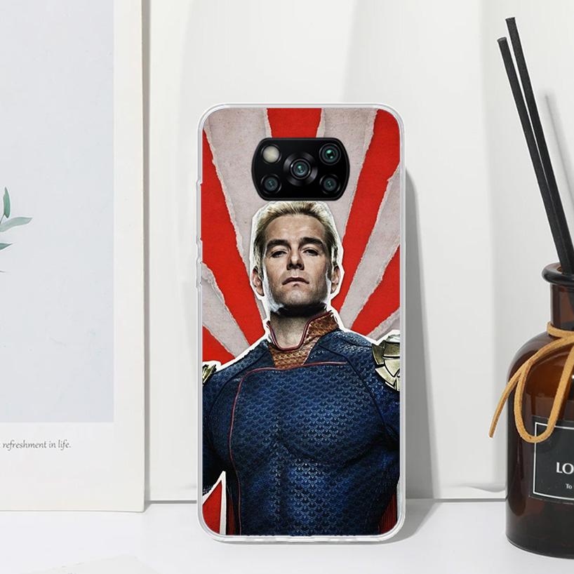The Boys Homelander TV Phone Case For Xiaomi Poco X7 X6 X5 M7 M8 Pro F7 Ultra Redmi 15C 15 13C 13 12C 12 10 10C 10A Art Fundas P