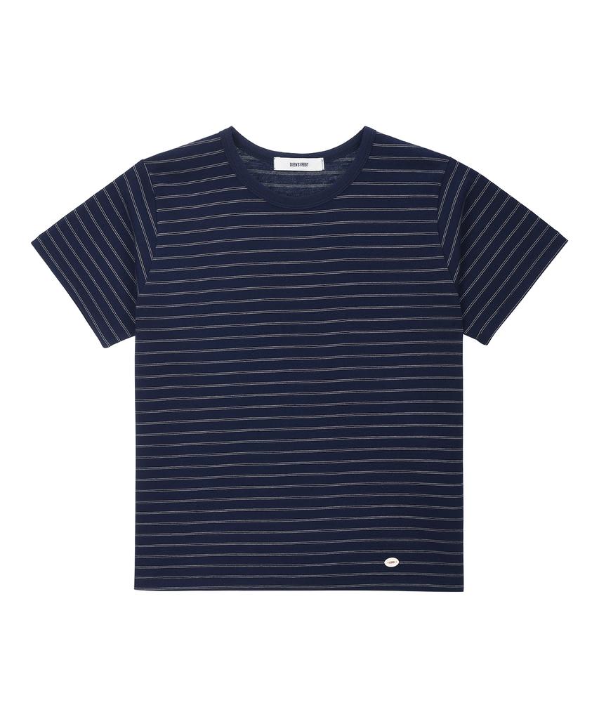 Kwinseulaebis Basil Stripe Round-Neck T-Shirt