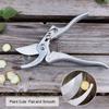 High Quality Steel Pruning Shears Rust-Resistant Snips Pruner Horticulture Tools Comfort Grip Scissors Flower