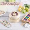 Bead Spinner, DIY Quick Beading  Bead Bowl Effortless Rotating Clay Bead Spinner, Beading Supplies for Making Waist, Bracelets,