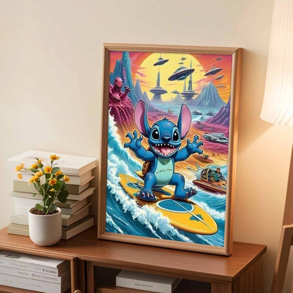 5D Diy Diamond Painting Stitch on The Surf Full Drill Rhinestones Mosaic Embroidery Handmade Products Home Decor Gift