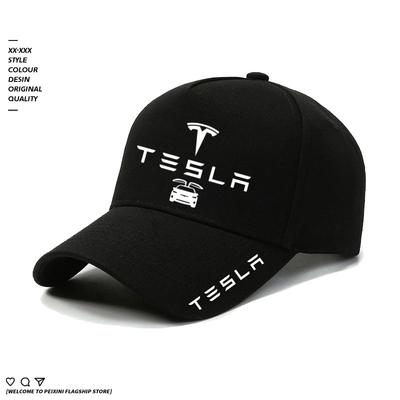 Vier Jahreszeiten Lässig für Tesla Baseballkappen Stickerei Herren Damen Racing Snapback Sonnenhut Outdoor Sport Laufen Verstellbar Geschenk