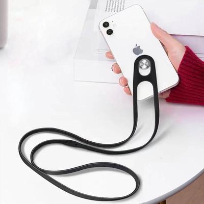 Elastic Silicone Phone Lanyard with Anti-Lost Function: Sports Crossbody Chain for Universal Use