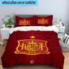3PCS Spain Football Crest 3pcs Bedding,Including 3PCS Duvet Cover And 2pcs Pillowcases Perfect for Christmas,Ideal for Bedroom, Dormitory