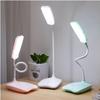 LED Desk Lamp Foldable Dimmable Touch Table Lamp DC5V USB Powered Table Light 6000K Night Light Touch Dimming Portable Lamp