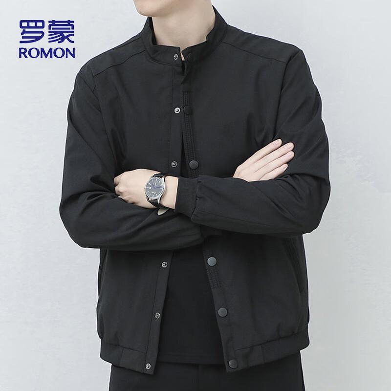 Romon Men's Casual Stand Collar Autumn Jacket