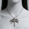 Vintage Seraph Cross Wing Necklace Punk Gothic Pendant Chain For Men And Women