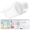1 set 1 Set Portable Double Layer Overnight Oats Cup Airtight Leakproof Salad Container Large Capacity Meal Prep Jar Pp Material
