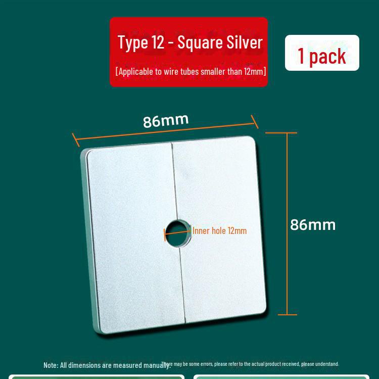 "Cubierta Decorativa para Agujero de Pared para Tuberías de Aire Acondicionado y Grifo"