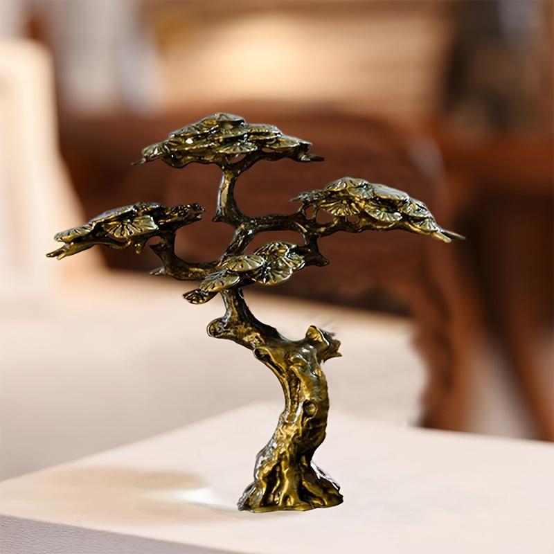 Charming Miniature Pine Statues for Bonsai and Garden Decorations, Ideal for Housewarming or Birthday Gifts
