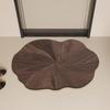 Retro Diatom Mud Bath Mat Quick Drying Anti Slip Super Absorbent Wood Grain Leaf Design for Bathroom Toilet Shower Floor Mat