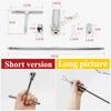Car Puller T Dent Repair Tool Car Repair Sheet Metal Kit Slide Hammer Counter Hammer Glue + 10 Pcs Glue Puller Adjustable Length