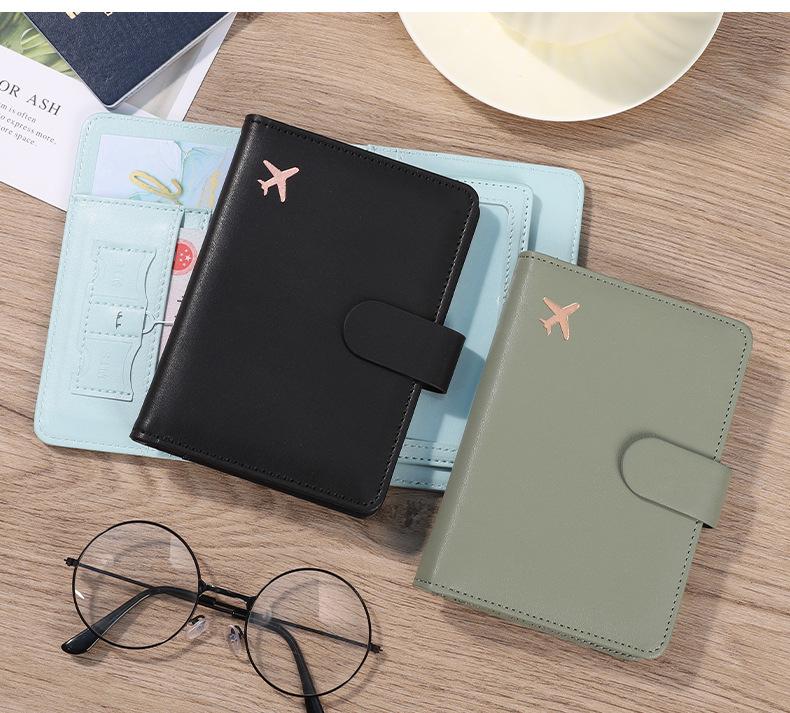 Cross-Border Multi-Card Passport Holder with Passport Clip and Cover