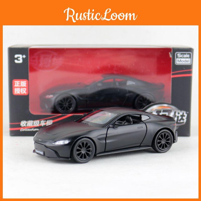 Alloy Simulation Black Aston Martin Sports Cars Model Toy Collection For