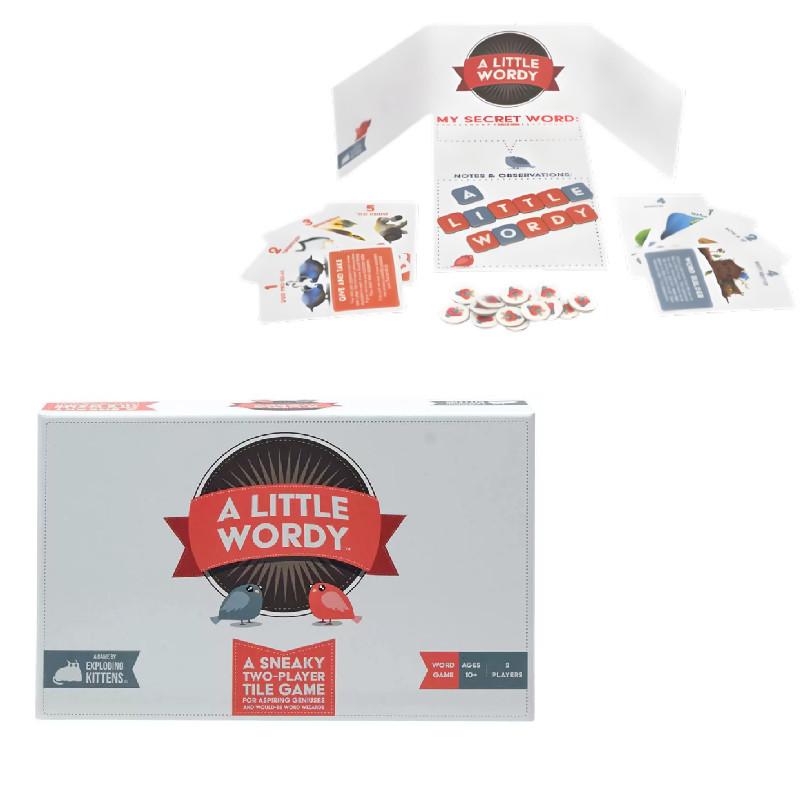 Wordy A Little By Exploding Kittens Card Games Adults Kids Family Board Game
