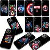 Marvel Captain America Shield Superhero Phone Case for Apple iPhone 16 15 14 Plus 13 12 Mini 17 Pro Max + 16E Air 16+ ProMax