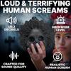 Real Screaming Aztec Death Whistle The Intense 125dB Human Scream for Party Supplies Ceramic Halloween Scary Eerie Whistle