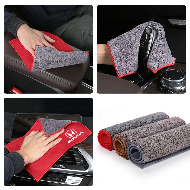 Car Interior Cleaning Tools Microfiber Wash Towels Cleaning Brush For Honda civic accord fit jazz pilot CRV odyssey passport