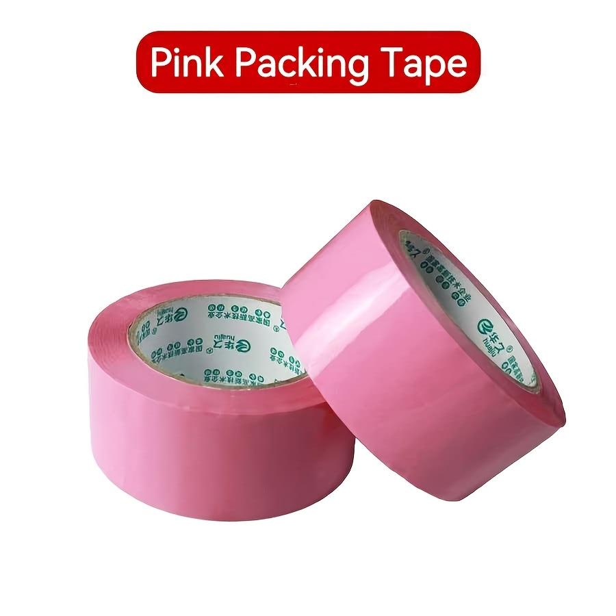 Versatile Pink Adhesive Tape, Sticky and Sturdy, Ideal for Packaging, Wrapping, Decorations and Office Scenarios