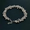 2026 Jewelry Silver Plated Button Grape Bead Bracelet