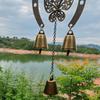 1Pc Horseshoe-Shaped Wind Chimes, Wrought Iron Crafts, Suitable for Balcony and Courtyard Outdoor Garden Decoration, Decorative HoAudio,