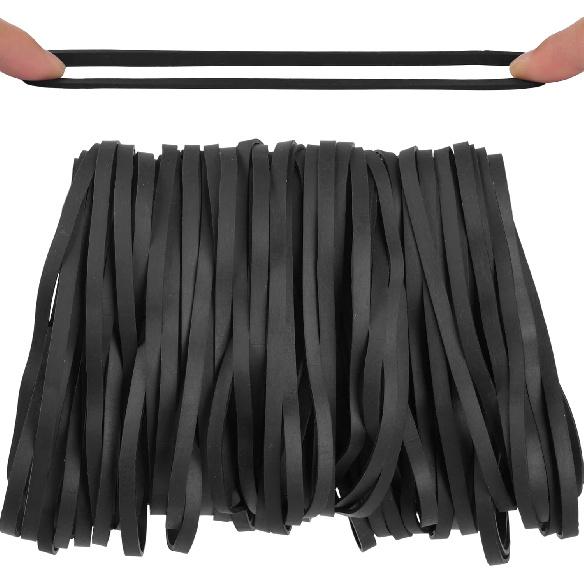 Rubber Bands 70Pcs size#69 Big black rubber band Elastic Band rubber bands office supplies (5.9  x 0.24 )