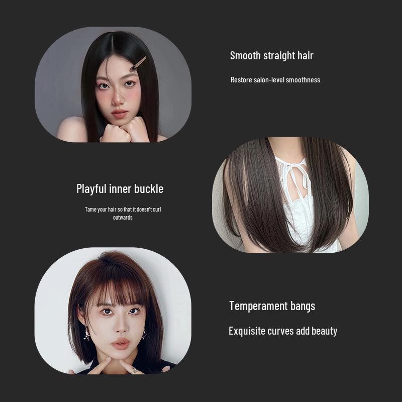 Wireless Mini Straightening & Curl Comb - No Damage, Negative Ion