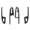4Pcs Carbon Fiber Window Lift Switch Cover Trim Fits Honda Accord Sedan 2003-07