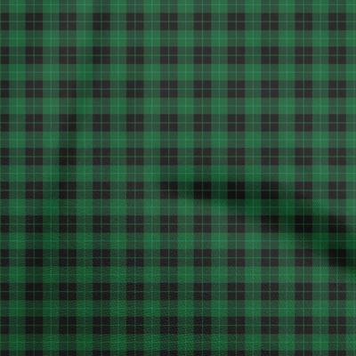 Cotton Flex Dark Green Fabric Check Fabric For Sewing Printed Craft Fabric By The Yard 40 Inch