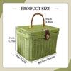 Handwoven Storage Basket Gift Decorative Case Display Suitcase Organizer for Themed Party